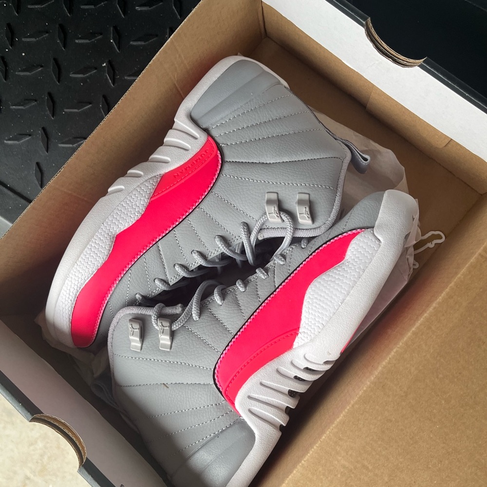 Jordan Retro 12 with Pink and Grey